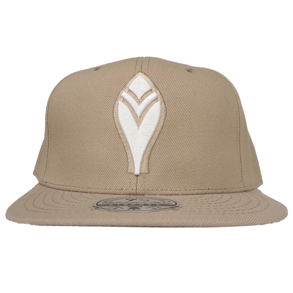 Atlanta Braves Mitchell & Ness MLB Fitted 7 3/4 Flatbill Cap Hat Khaki NWT